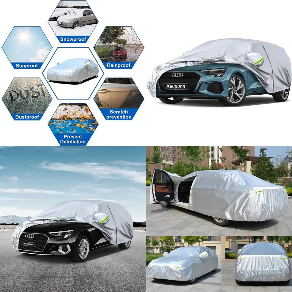 

Universal 6-Layer Car Cover for 2012-2025 Models, Waterproof & All-Weather Protection for Outdoor and Indoor Use