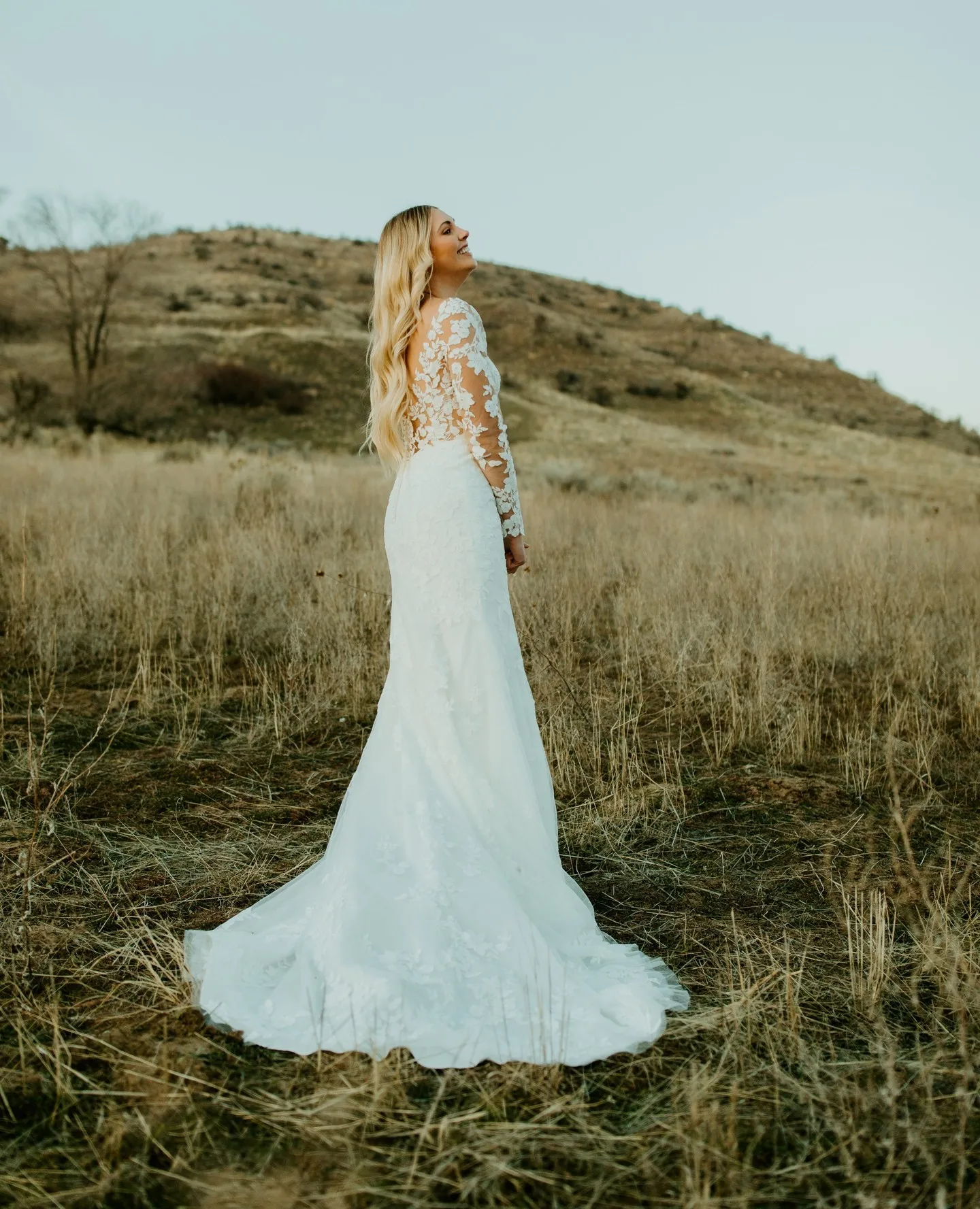 Stella nupcial vestido de casamento 2023 sereia pura ilusão mangas compridas vestidos de novia rendas tule robe de mariee v pescoço volta