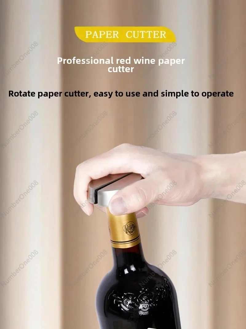 Red Wine/ Paper Cutter Tin Foil Unsealing Knife Cutting Hat Red Wine/ Old Wine Bottle Opener Old Wine- Knife