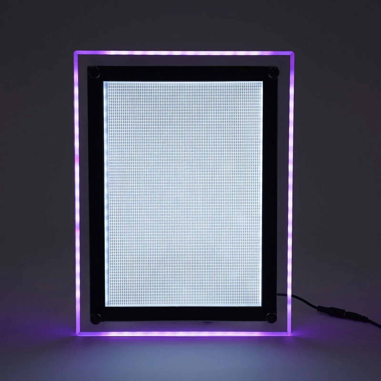 A4 Size 17"x11" Commercial LED Light Box - Backlit Menu Board for Restaurants, Illuminated Advertising Sign