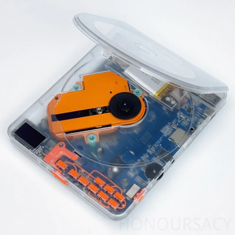 

Классический прозрачный CD-диск, альбом, портативный Bluetooth 5,4 динамик, английский обучающий повторитель, MP3-плеер для TF 3,5 мм, аудиовыход