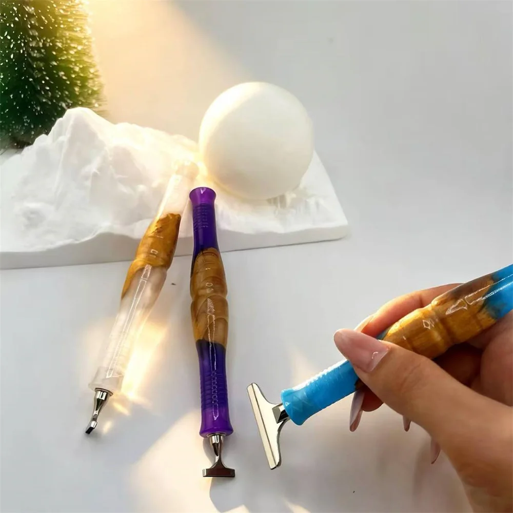 New Honeycomb Pattern Diamond Painting Pen Resin Point Drill Pen Ergonomic Grip Comfort Handle for 5D DIY Art Tool Accessories