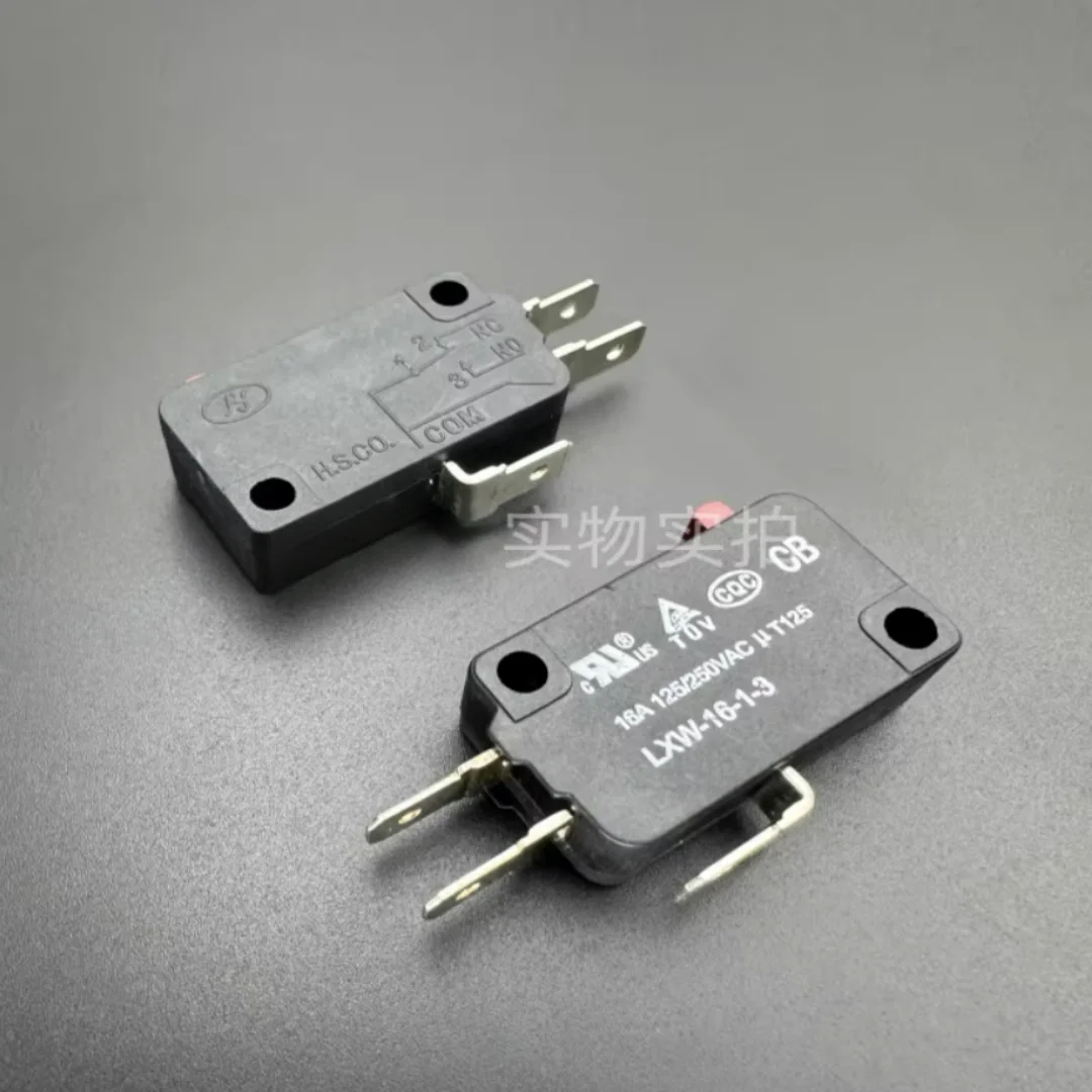 HS large microswitch LXW-16-1-3 travel limit detection reset button 16A juice extractor ice maker