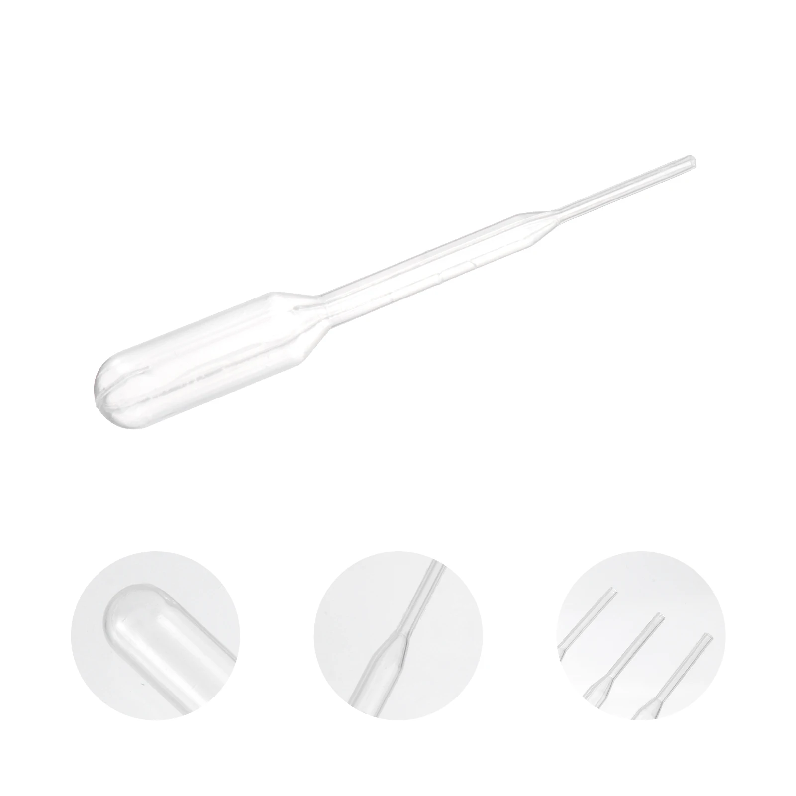 

100 Pcs Plastic Dropper Transfer Pipette Disposable Micropipette Serological 5 Ml