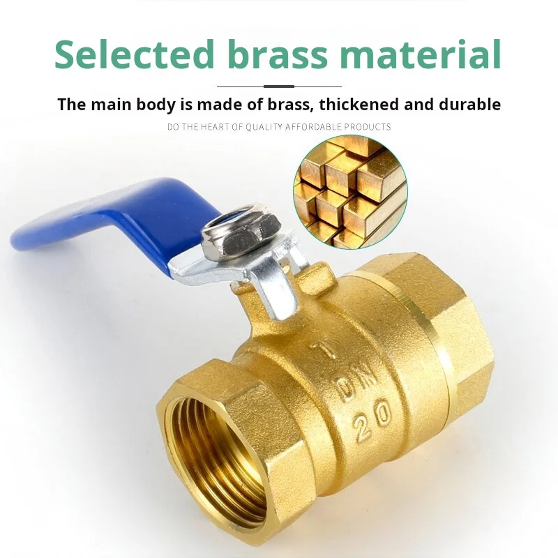 

Thickening Brass Ball Valve, Water Switch, Tap Water Switch, 4 Points, 6 Points, 1 Inch, 2 Inch, 32 Ball Valve