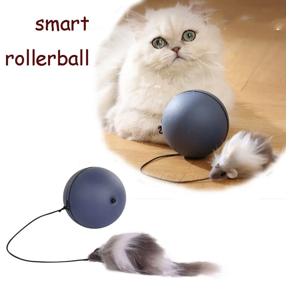 Self-entertainment Artifact Smart Cat Ball Toy Resistant Bite Fast Rolling Electric Cat Ball Interactive Self Moving Balls