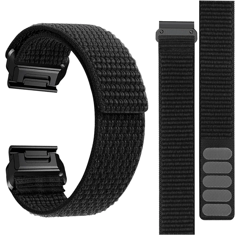 

Быстросъемный нейлоновый ремешок 26 мм для Garmin Fenix 7X 6X 6X Pro 5X MK1 Mk2i Enduro D2, сменные браслеты для умных часов, браслет