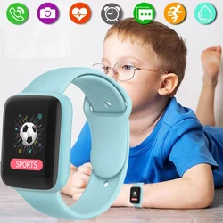 Montre intelligente numérique pour enfants, montre-bracelet pour enfants, bracelet d'écran de document HD, garçons et filles, 8 à 18 ans