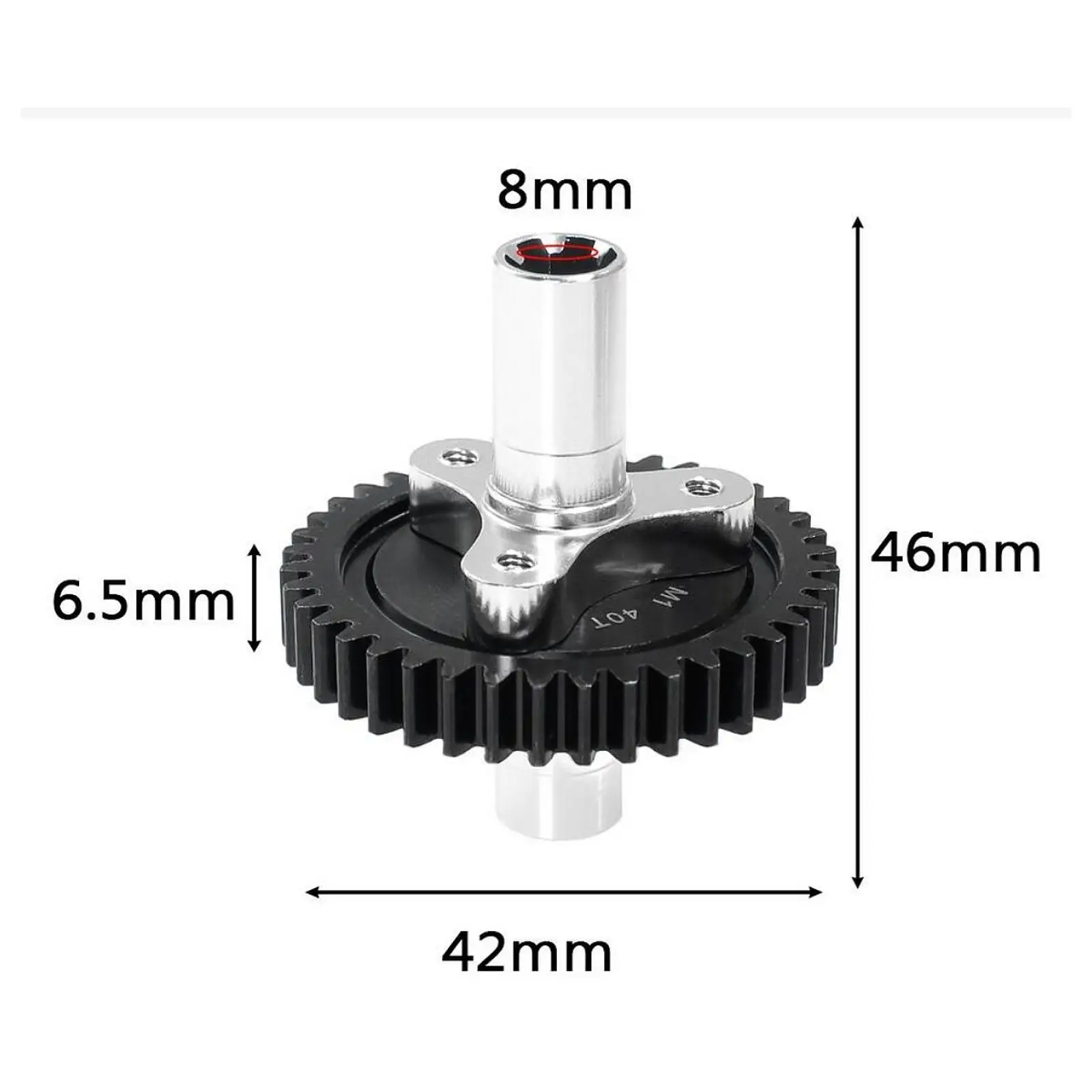 คลัทช์รองเท้าแตะ1/10เกียร์เฟือง MEGA 4x4เปลี่ยนสำหรับ M1 40T DIY แก้ไข