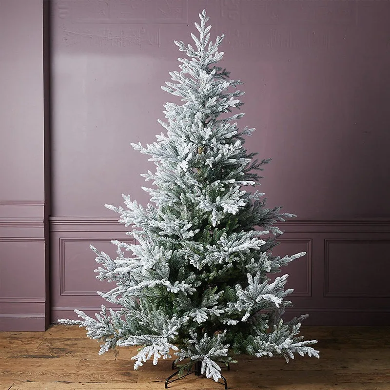 PE PVC Mixed Christmas Tree Luxury Window Flocking Snow Tree Encryption Christmas Tree Simulation Christmas Decoration