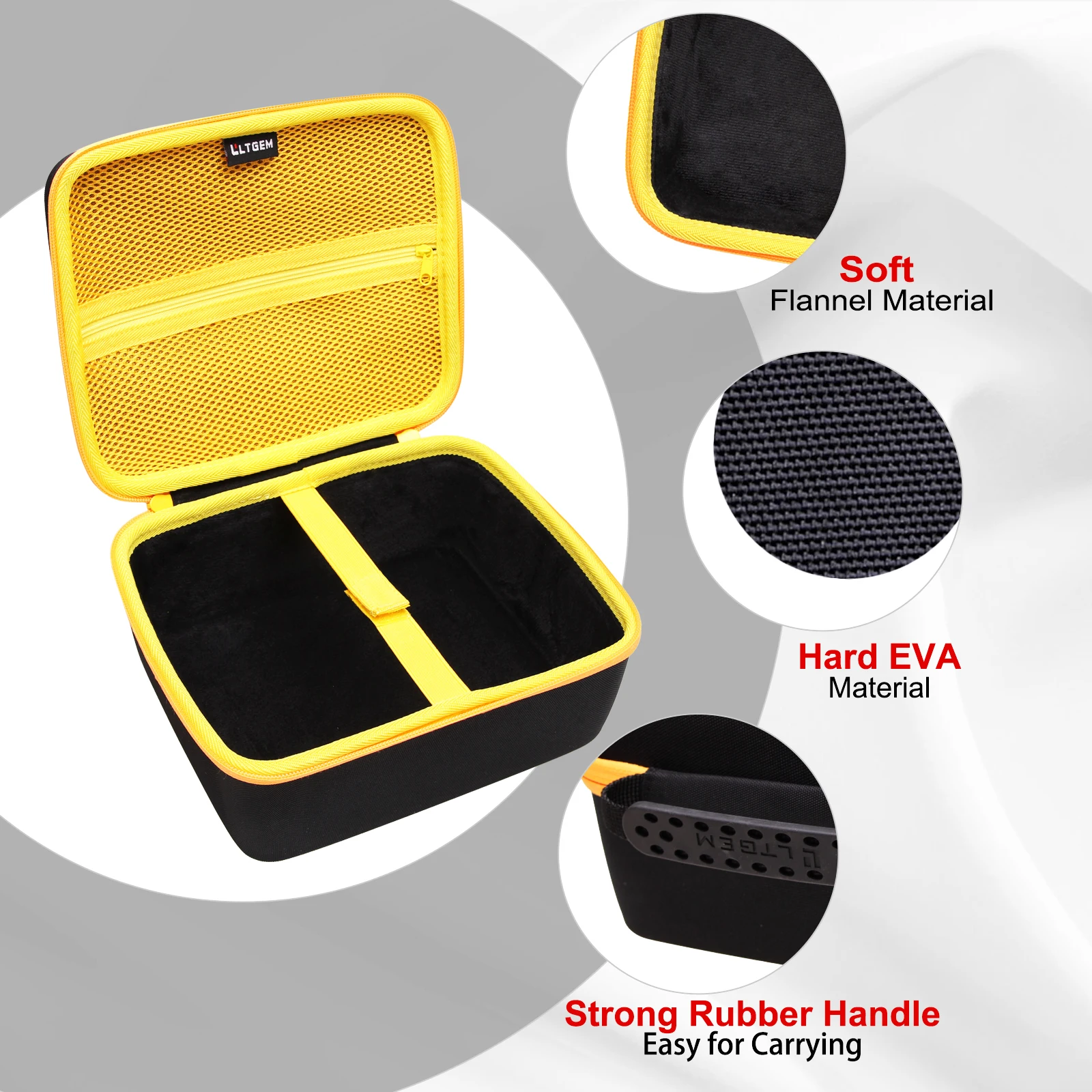 LTGEM-Hard Case para DEWALT DCW600B 20V Max XR Roteador sem fio, DDWP611 Roteador, Viagem Saco De Armazenamento De Proteção, Apenas Caso