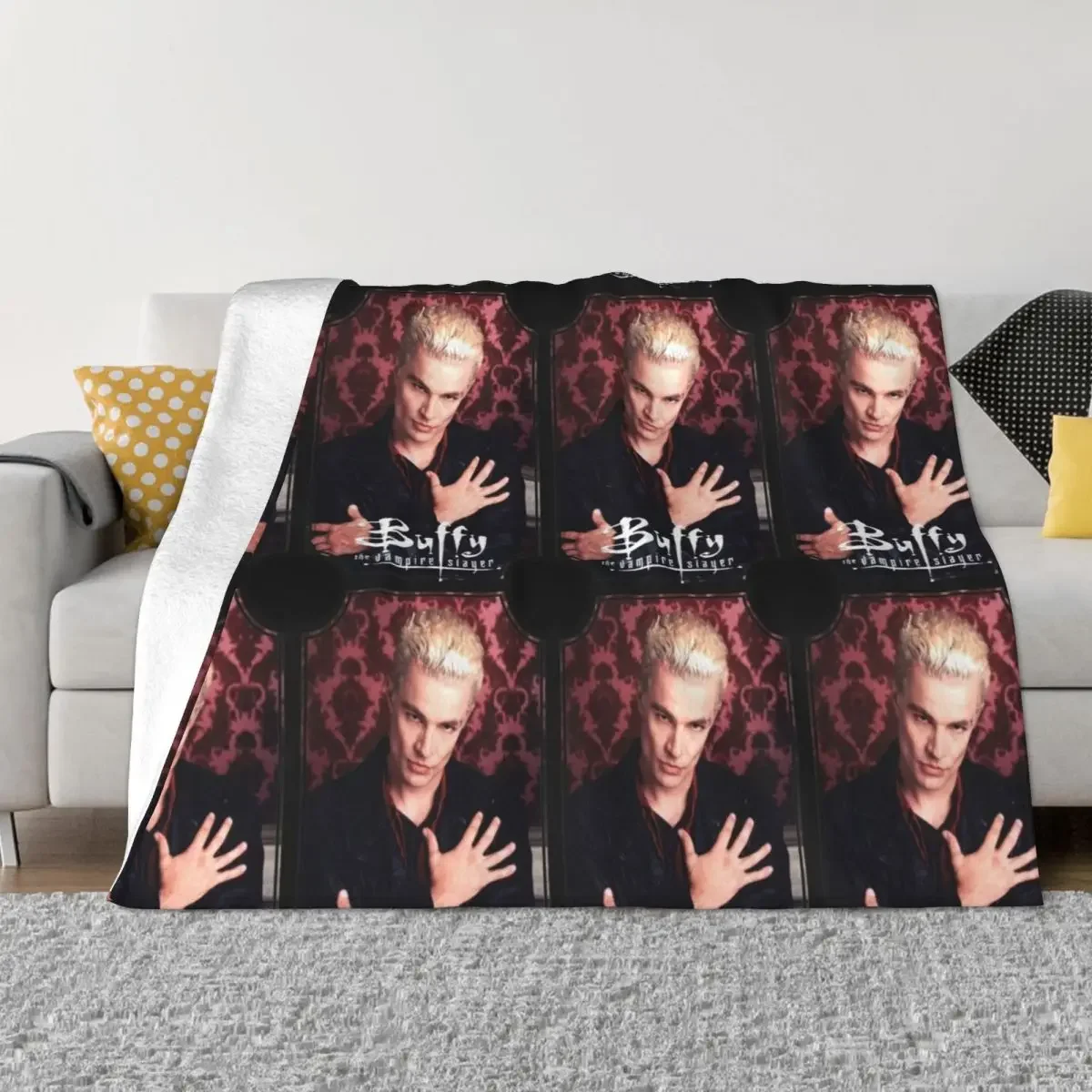 BUFFY - SPIKE coperta da tiro decorativa divano letto letto coperte carine alla moda