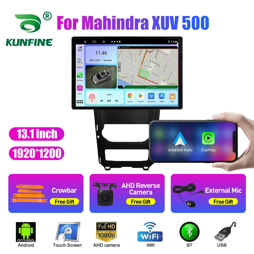 

13.1 inch Car Radio For Mahindra XUV 500 Car DVD GPS Navigation Stereo Carplay 2 Din Central Multimedia Android Auto