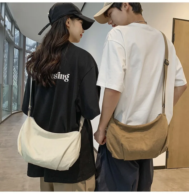 Casual Canvas Women Messenger Bags Large Capacity Commuter Mummy Portable Shoulder Bag Multi Layers Camping Tote Bags