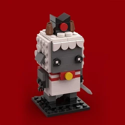 Moc羊の角のあるアクションフィギュア、brickheadz、ビルディングブロックセット、漫画、モデルレンガのおもちゃ、誕生日プレゼント