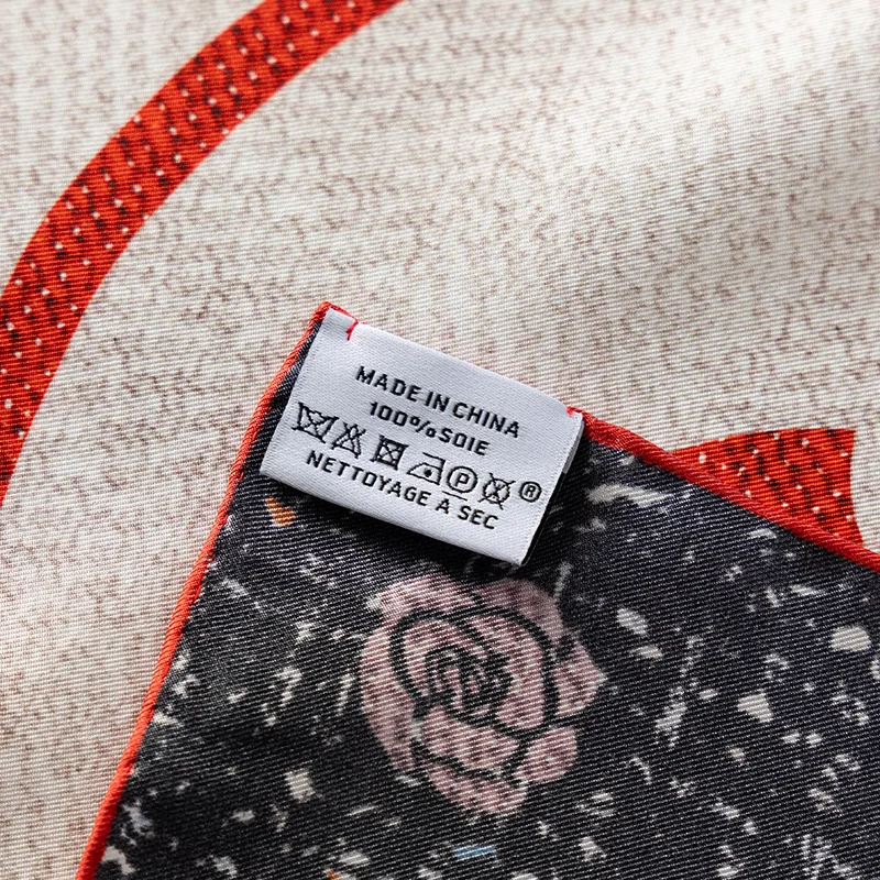 Шелковый шарф 65 см с квадратными драгоценными камнями, банданы с закрученными краями, роскошные дизайнерские квадратные шали, сумка на голову, аксессуары, рождественский подарок для любовника