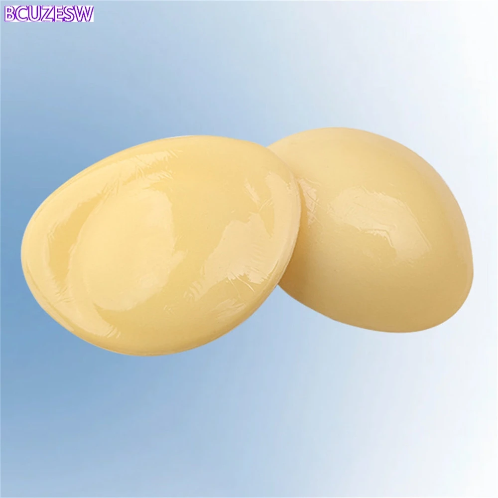 1 Paar doppelseitige klebrige klebrige BH-Einsätze drücken dicke Schwamm Brust straffung Pads Frauen Badeanzug Bikini Cup Enhancer 2,5 cm