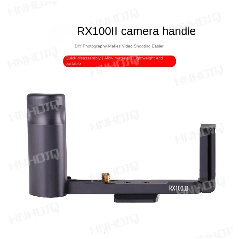 For RX100II/III Rx100v/M6 Camera L-Type Quick Shoe L-Shaped Plate Black Card Handle Vertical Camer Holder