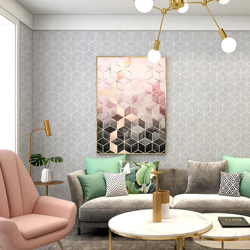 

Современный стиль, обои для гостиной, спальни, фоновые обои, магазин домашней одежды, отель, нетканые обои