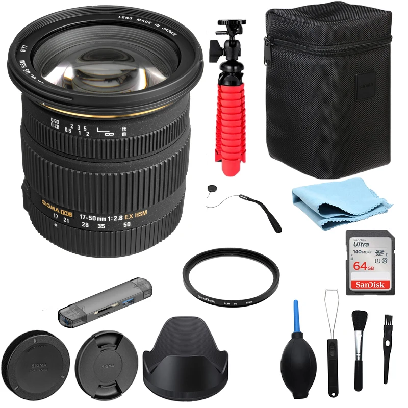 Sigma 17-50mm f/2.8 EX DC OS HSM FLD Large Aperture Standard Zoom Lens for Nikon Digital DSLR Camera