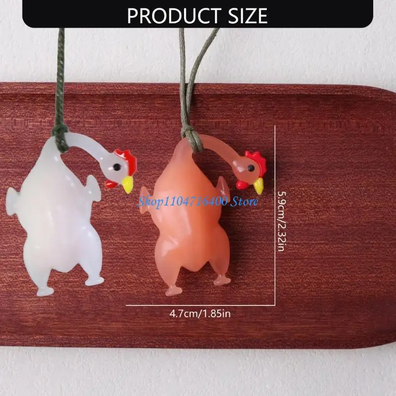 

y1gd Novelty Duck Keychain For Cars Color Shifting Design Under Sunlight & Heat
