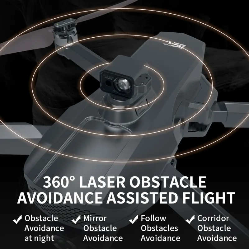 L109 pro max (rts) drone profissional 4k hd câmera dupla 3 eixos cardan anti-shake motor sem escova rc quadcopter presente brinquedos dron