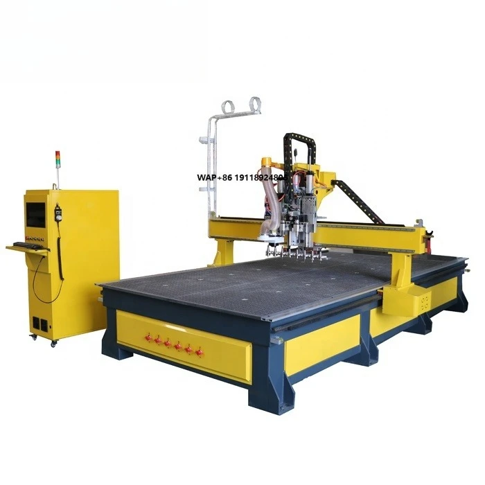 Best Selling 2500x1300 1325 1530 2030 2040 ATC Cnc Router Machine Acrylic Engraving for Metal Cnc Router for Metal Wood Door