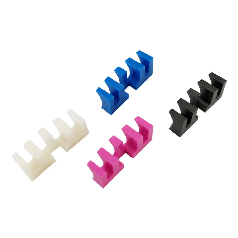 

2Pcs Badminton Racket Stringing Machine Attachment High Pound Tension Reducer Load Distributor for Racket Frame Protection Blue