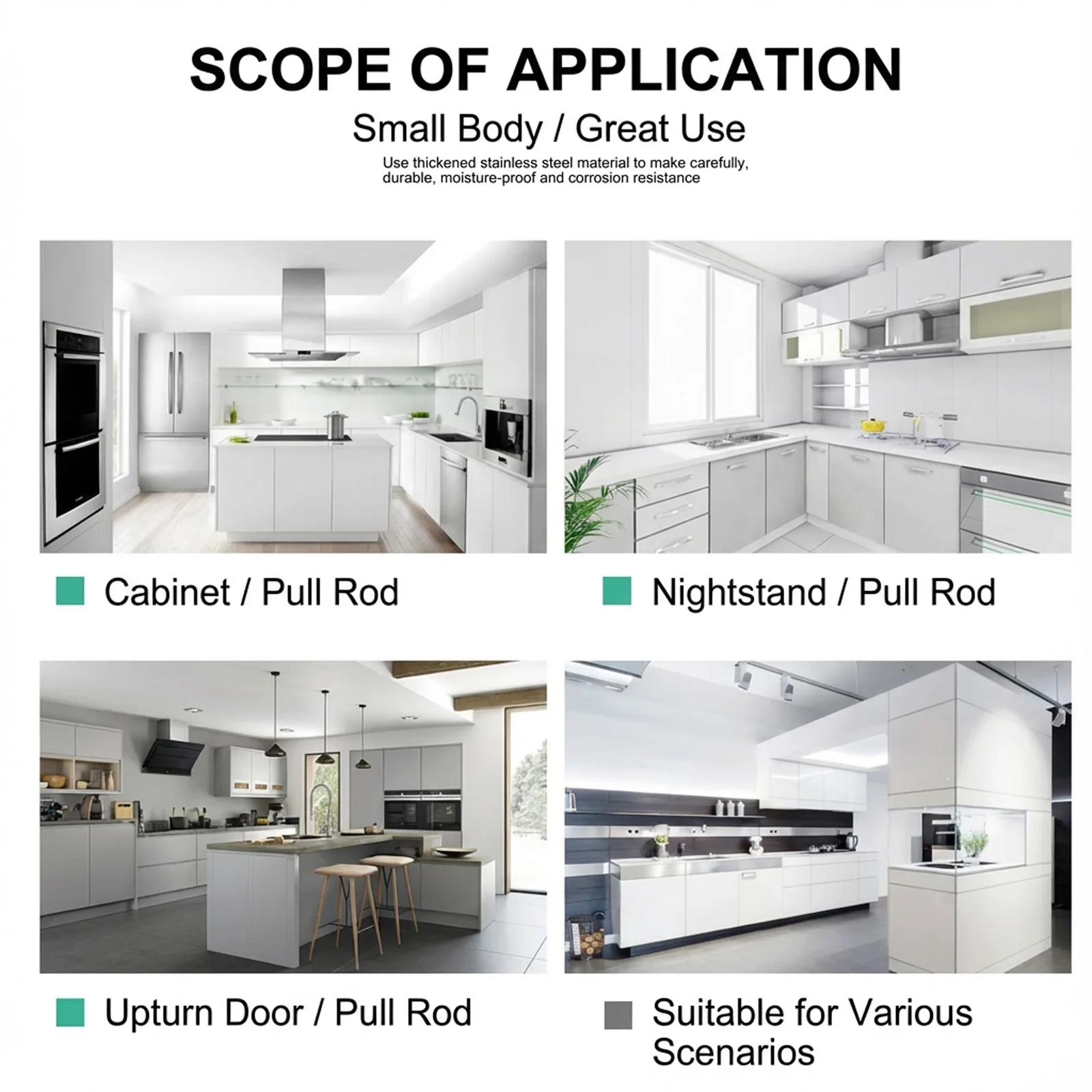 

Газовые пружины-амортизаторы для дверей шкафов с плавным ходом и высокой грузоподъемностью для мебели