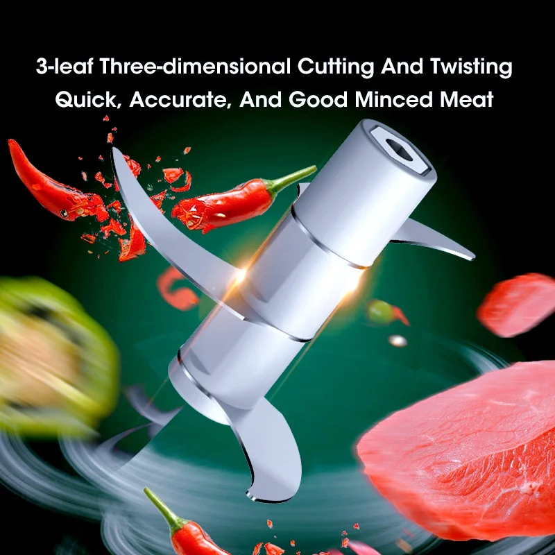 Mini Electric Garlic Press 250ML USB Charging Masher for Vegetables Fruits Onions And Ginger Kitchen Tool