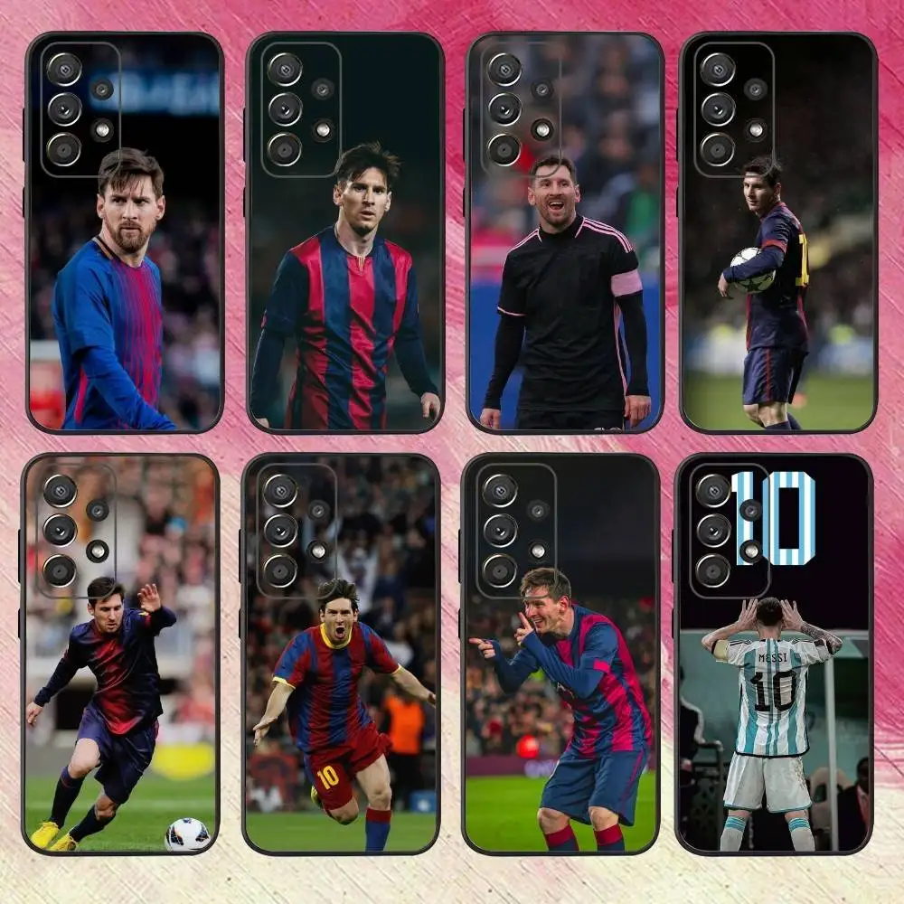 

No. 10 M-Messi F-Football Phone Case For Samsung S25,S24,S21,S22,S23,S30,Ultra,S20,Plus,Fe,Lite,Note,10,9,5G Black Cover