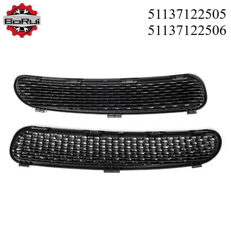 

51137122505 51137122506 Автозапчасти левая и правая сторона, черная вентиляционная решетка капота, винт для Mini Cooper R50 R52 R53