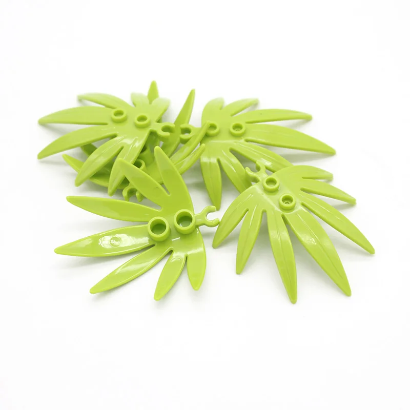 Moc Palm leaf Garden DIY 10884  Enlighten Building Blocks Block Bricks Compatible with Assembles Particles