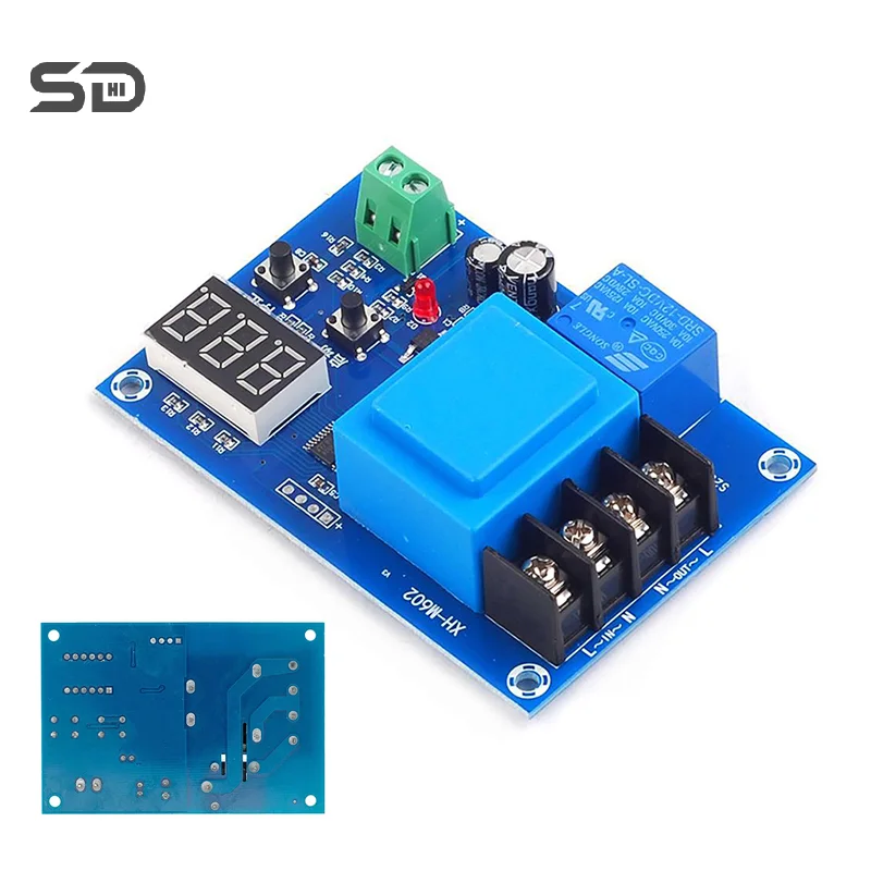 1PC Lithium Storage Battery Charger Control Switch Protection Board XH-M602 Digital Control Battery Charging Control Module