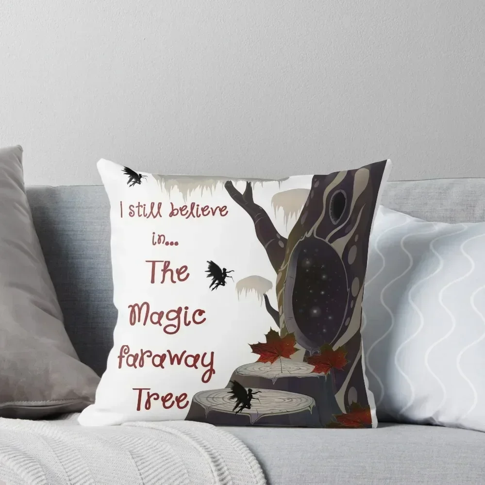 I still believe in... the Magic Faraway Tree! Throw Pillow Christmas Pillow Cases Pillow Covers Decorative