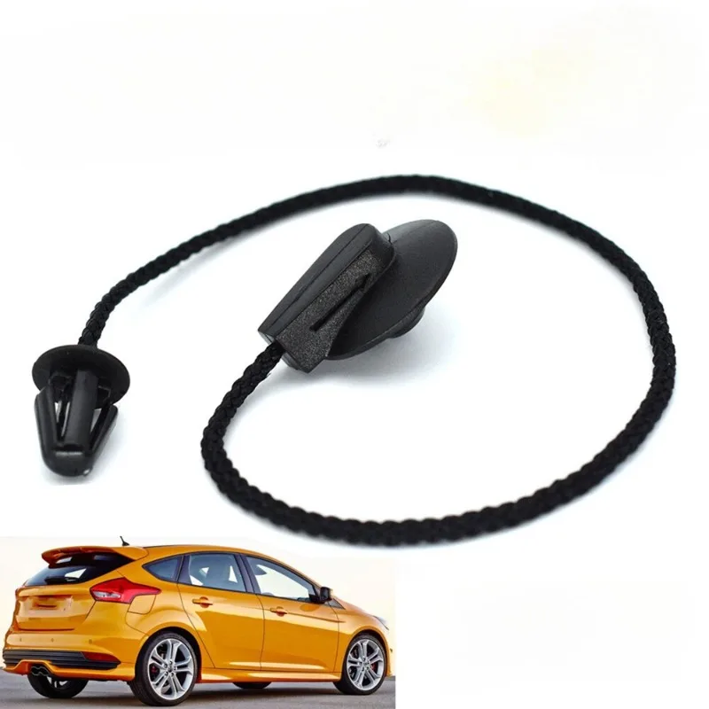 Hatchback Parcel Shelves Trunk Lid Back Shelf String Holding Strap Rope Small Ball For FORD FOCUS MK3 Car Accessories