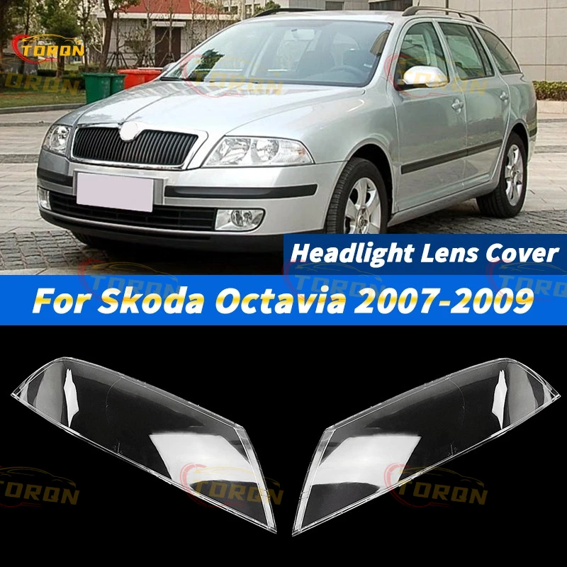 

For Skoda Octavia 2007 2008 2009 Car Headlight Cover cap Headlamp Shade Head Lamp headlight lamp cover automobil parts accessori