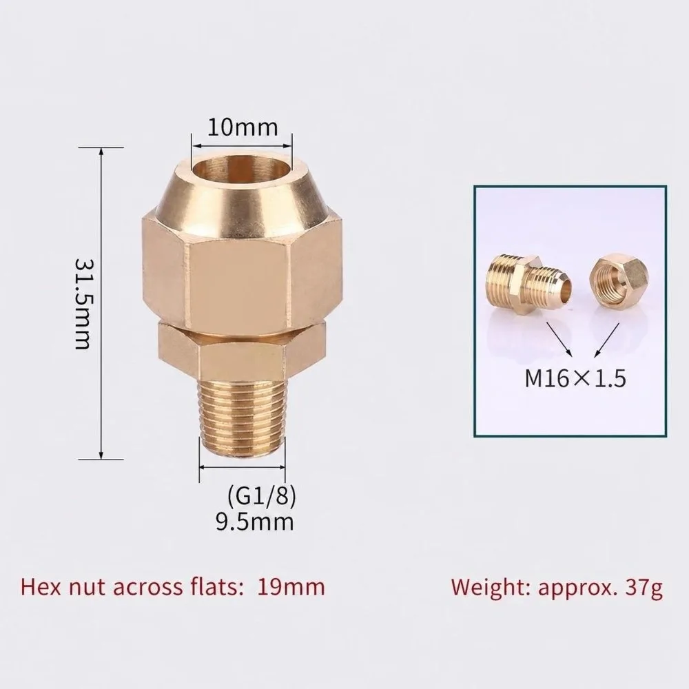Brass Flare Adapter 1/4