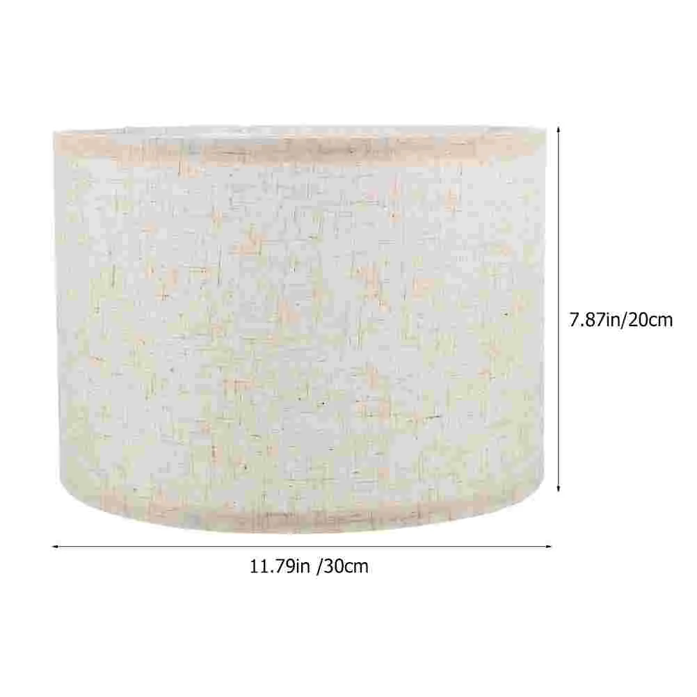 Fabric Lampshade for Bedroom Desk Linen Ceiling Table Replacement Simple Chandelier