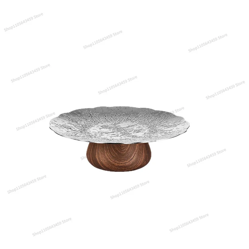 For high-end light luxury fruit plate, home living room coffee table special fruit dried fruit snacks display plate gifts