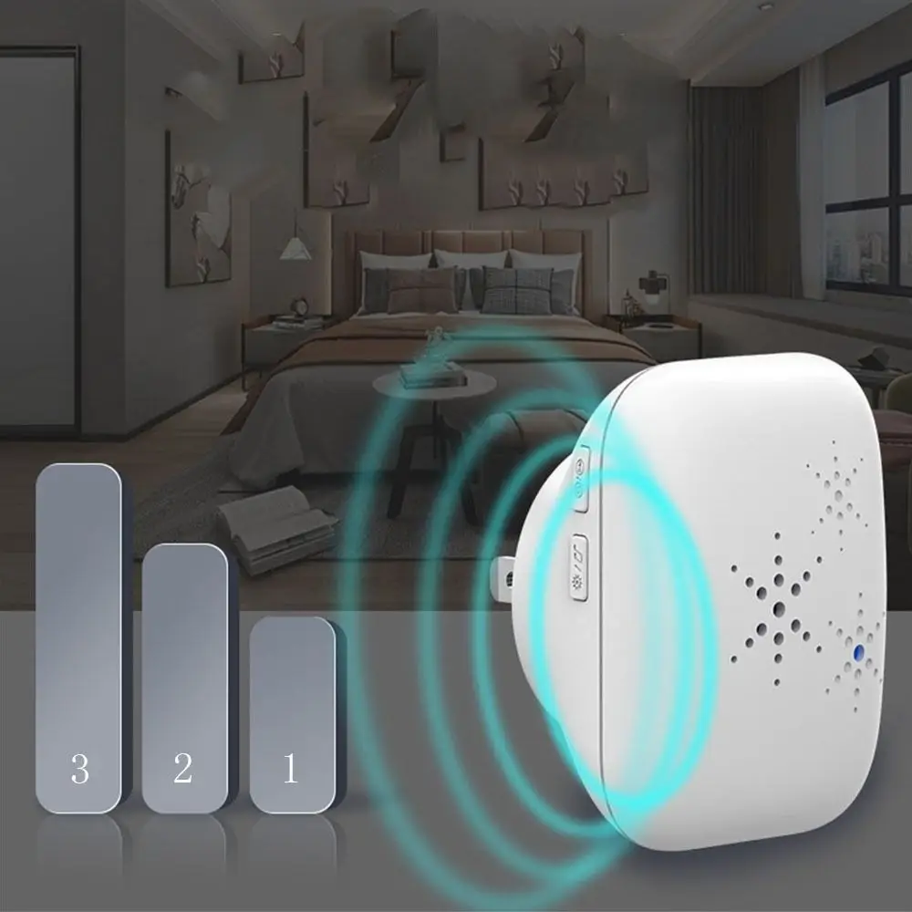 ระยะไกล EU UK US ระยะทางไกลกลางแจ้งเด็กสวนไร้สาย Doorbell อุปกรณ์โทรฉุกเฉิน Wireless Pager Chimes ชุด