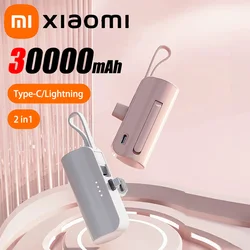 Xiaomi-Mini batterie externe portable de grande capacité, 30000mAh, charge rapide sans fil, batterie externe pour iPhone de type C, nouveau