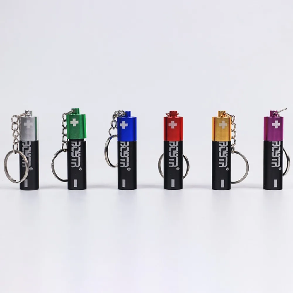 Metal Mini Battery Shaped Pendant Detachable Battery Design Mens Small Toy