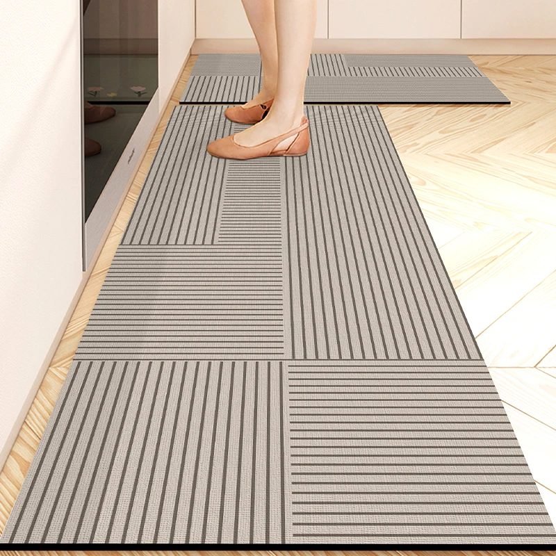 

Diatomite Kitchen Floor Mat Super Absorbent Quick-drying Long Carpet Home Decor Washable Anti-slip Kitchen Runner Rug שטיח למטבח