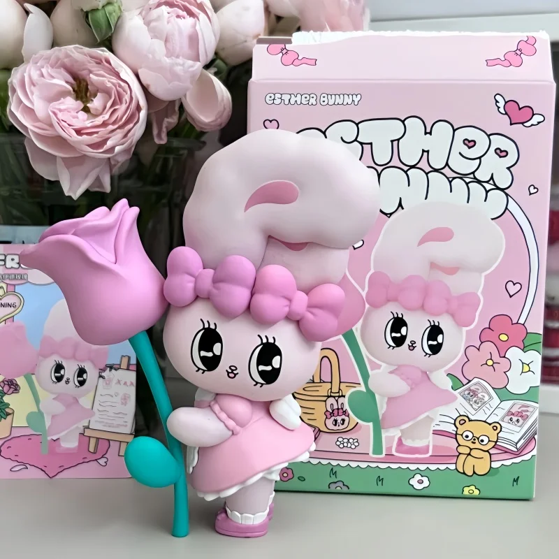 Original Funism Esther Bunny Girl Heart Series Trendige Blindbox-Figuren Puppe Desktop-Deko Trendiges Spielzeug Ornament Kindergeschenke