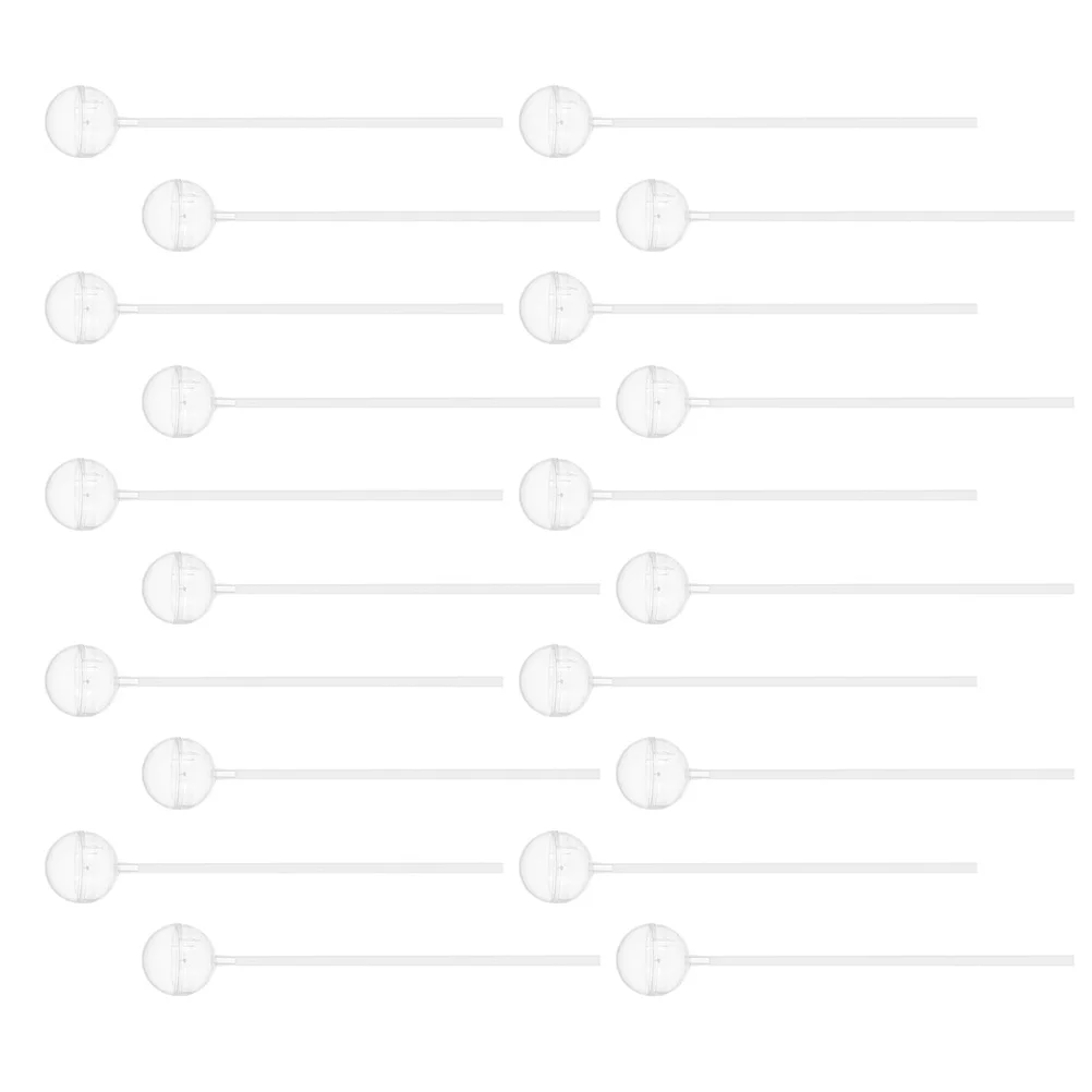 

50Pcs Transparent Chocolate Holder Clear Plastic Round Flower Design for Candy Chocolate Wedding Party