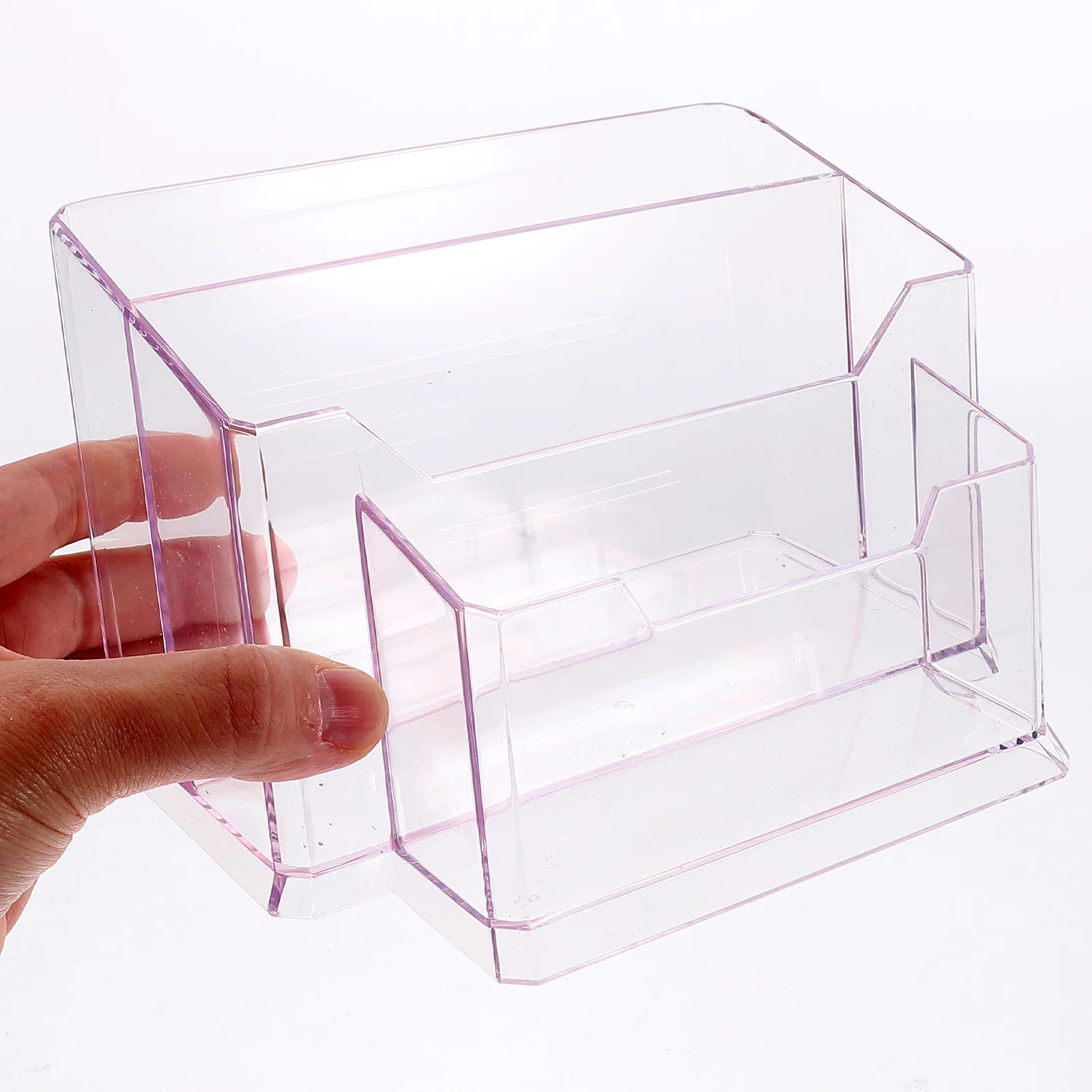 

Acrylic Makeup Organizer Nail Brush Holder Pen Pencil Organizer Durable Makeup Storage Holder Acrylic Organizers