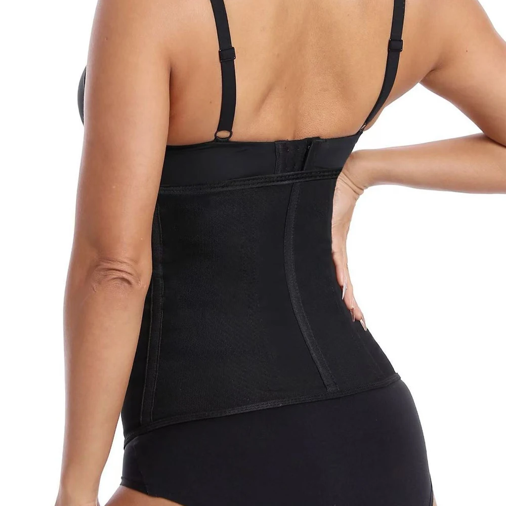 1 Stück Taillentrainer für Frauen Bauchkontrolle Workout Taillenkorsett Shapewear Postpartum Körperformer mit Reißverschluss und Haken – Detail 5