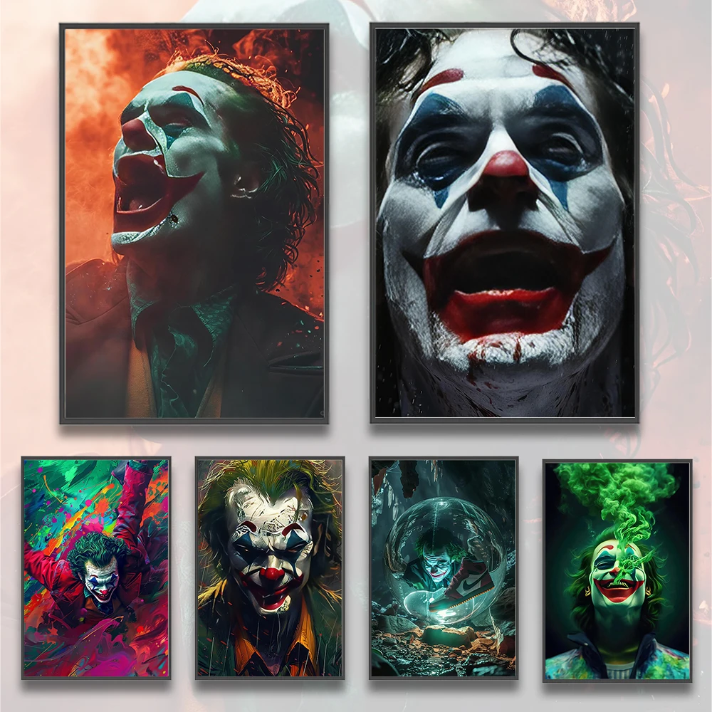 

J-Joker Sticker Self-adhesive Poster Movie Wallpaper Figures Photos Home Decoration Painting Picture Wall Art BedRoom Decor Gift