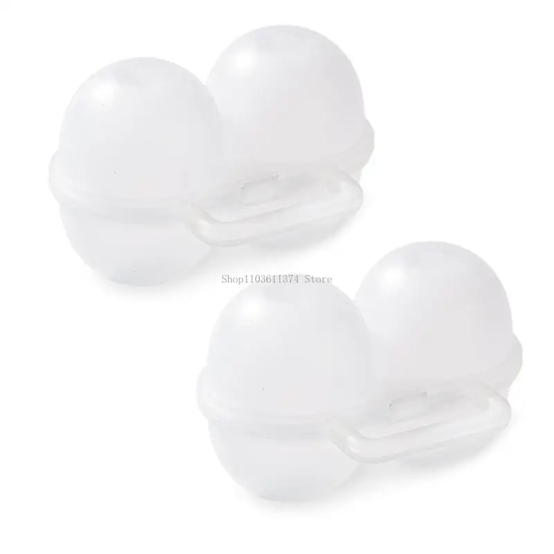 

Outdoor Eggs Holder 2 Slots Crisper Eggs Carriers Box Eggs Organizers Eggs Case